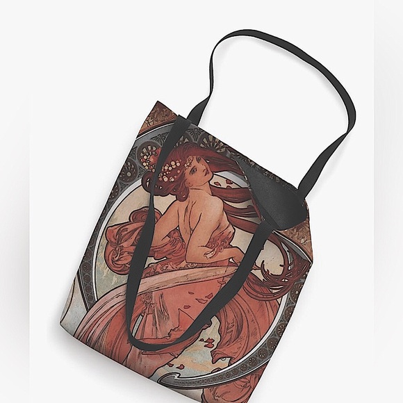 Alphonse Mucha  Print  Tote Bag - Picture 3 of 3